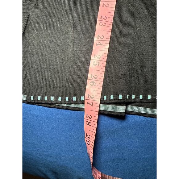 Misook black open front blazer womens 1X career office business professional - Picture 6 of 7